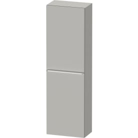 Duravit D-Neo højskab, 40x132 cm, højre, mat grå/krom