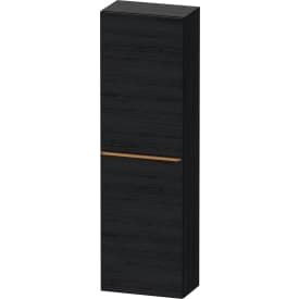 Duravit D-Neo högskåp, 40x132 cm, höger, svart ek/brons