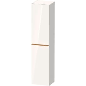 Duravit D-Neo højskab, 40x176 cm, venstre, højglans hvid/bronze