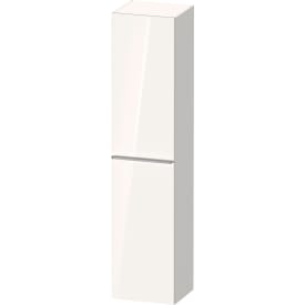Duravit D-Neo højskab, 40x176 cm, venstre, højglans hvid/stål