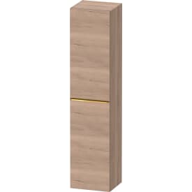 Duravit D-Neo høyskap, 40x176 cm, venstre, marmorert eik/gull