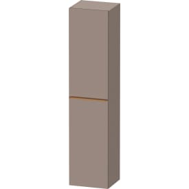 Duravit D-Neo høyskap, 40x176 cm, venstre, matt brun/bronse
