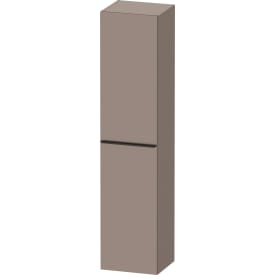Duravit D-Neo høyskap, 40x176 cm, venstre, matt brun/sort