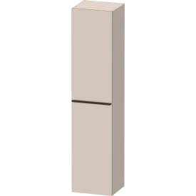 Duravit D-Neo høyskap, 40x176 cm, venstre, matt beige/sort