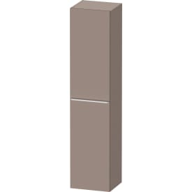 Duravit D-Neo højskab, 40x176 cm, højre, mat brun/krom