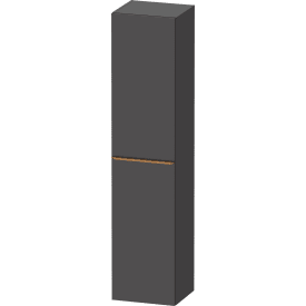 Duravit D-Neo høyskap, 40x176 cm, høyre, matt grafittgrå/bronse