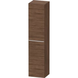 Duravit D-Neo høyskap, 40x176 cm, høyre, mørk valnøtt/krom