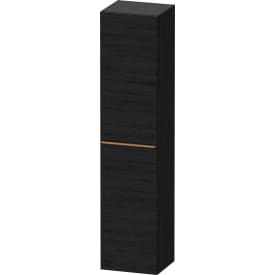 Duravit D-Neo høyskap, 40x176 cm, høyre, sort eg/bronse
