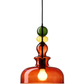 Nielsen Light pendel Freja dia 30 cm champagne-gul-grøn