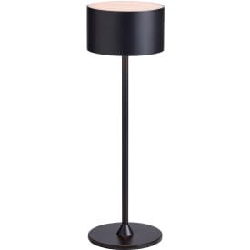 Nielsen Light Bistro genopladelig bordlampe, sort