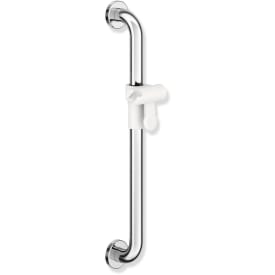 Hewi 801 støttegreb/brusestang, 60 cm, krom/hvid