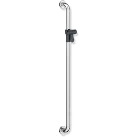 Hewi 801 støttegreb/brusestang, 110 cm, krom/grå