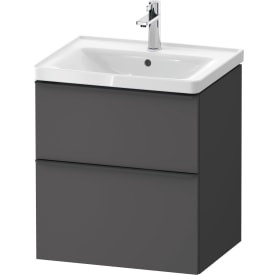 Duravit D-Neo møbelpakke, 60x48 cm, matt grafittgrå