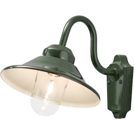 Konstsmide Vega vägglampa utomhus, grön