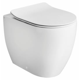 Lavabo Glomp toilet, back-to-wall, uden skyllekant, mat hvid