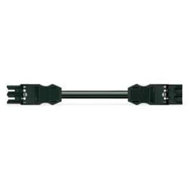 10 stk Mellemkabel 8m 3G1,5 hffr hun-han sort