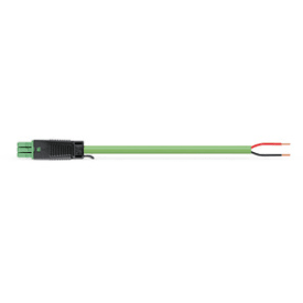 Winsta Tilslutningskabel 3M, hun-fri KNX 2-polet, hffr, grøn