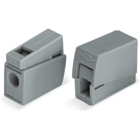 100 stk BELYSNINGSKLEMME 2,5MM2 GRÅ