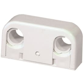 Purus klammer dobbel CC-40, 12 - 15 mm, hvit