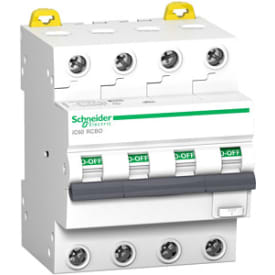 Schneider Electric Acti9 IC60 HPFi kombiafbryder, 4-polet, 32A