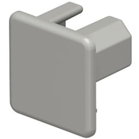 10 stk Endestykke WDK HE20020GR 20x20 grå RAL 7030