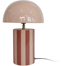 Leitmotiv Rayado bordlampe, stribet rosa