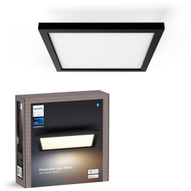 Philips Hue Aurelle LED panel, sort, 30x30 cm