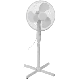 Gulvventilator, Ø40 cm, hvid