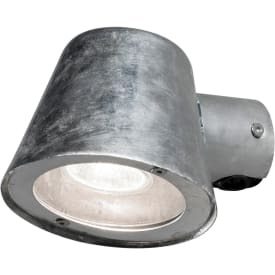 Konstsmide Trieste utendørs vegglampe, galvanisert stål