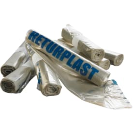 Eric Storm avfallssäck "återvunnen plast", transparent 240 liter