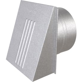 Flexit ventilatorventil kappe/spjeld, med rund stuss, Ø150 mm, stål