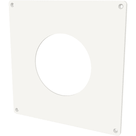 Flexit dekkplate, 200x200 mm, hvit