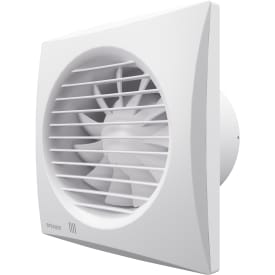Flexit Classic Eco 125 STD baderomsvifte, meget lydsvak, Ø125 mm, hvit