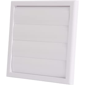 Flexit lamellventil PL, med rund stuss, Ø150 mm, hvit