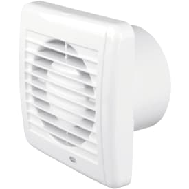 Flexit 100B standard baderomsvifte, Ø100 mm, hvit