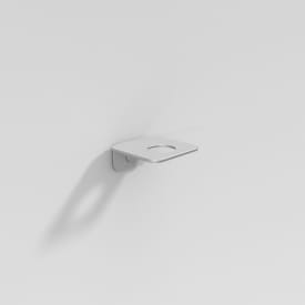 Aloop X1 sæbeholder, mat aluminium