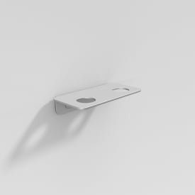 Aloop X2 sæbeholder, mat aluminium