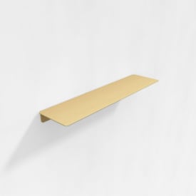 Aloop X hylde, 79,5x15 cm, børstet guld