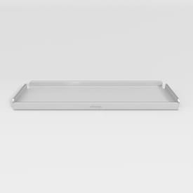 Aloop Y bakke, 23x30,5 cm, mat aluminium