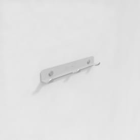 Aloop X 3 knaggrekke, 27,5 cm, matt aluminium