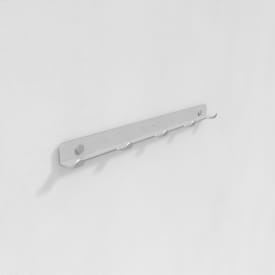Aloop X 5 knaggrekke, 47,5 cm, matt aluminium