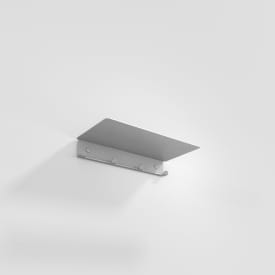 Aloop Y 6 knagerække, 59,5 cm, mat aluminium