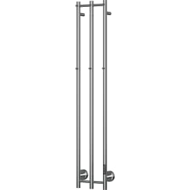 TVS Plus 3 Steel håndklædetørrer, el, 28x150 cm, stål