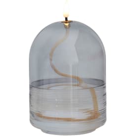 Sirius Dea olielampe, batteri, grå, 15 cm