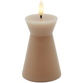Sirius Sille Nordic Sculpture Kegle LED stearinljus, brunt