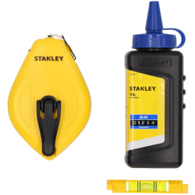 STANLEY kridtsnor STHT47, plast, 30 m, med blåt kridt