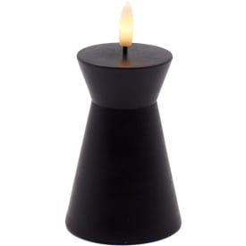 Sirius Sille Nordic Sculpture Kegle LED stearinljus, svart