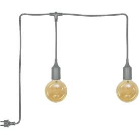 Osram ENDURA Decor Portable Pendant 440lm 2X2,5W/827 E27 grå 6m