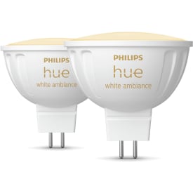 Philips Hue WhiteAmbiance spotpære 5,1W 12V MR16 2-pak