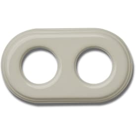 Fontini Garby Colonial ramme, 2 moduler, råvitt porslin